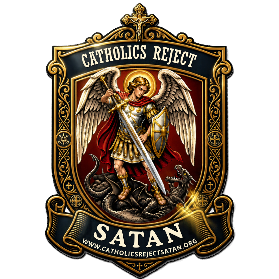 Catholics Reject Satan crest